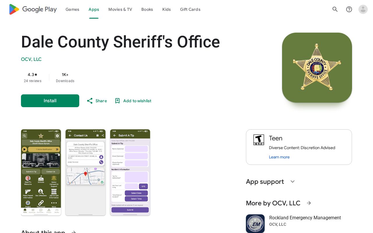 Dale County most wanted official sheriff app tip channel